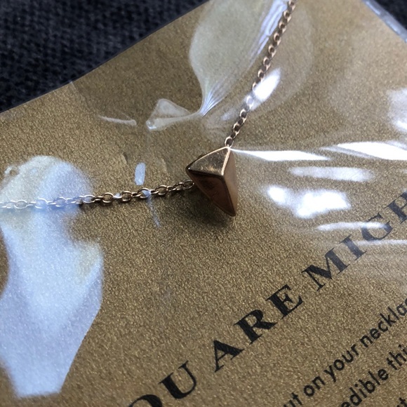 You Are Mighty 14k gold dipped necklace - Picture 2 of 3